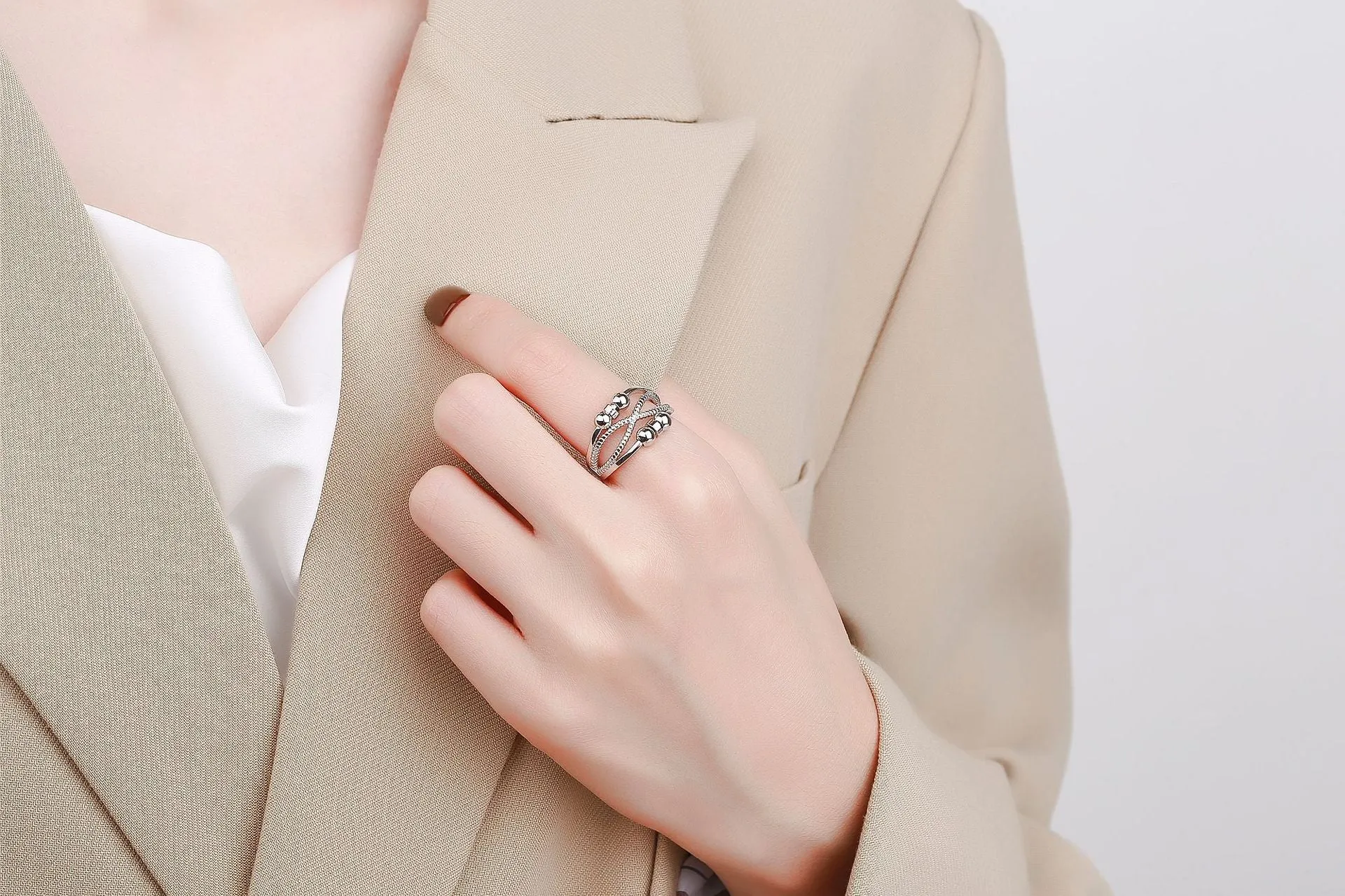Trend4us Anti Anxiety Fidget Ring