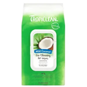 Tropiclean - Ear Cleaning Wipes for Pets