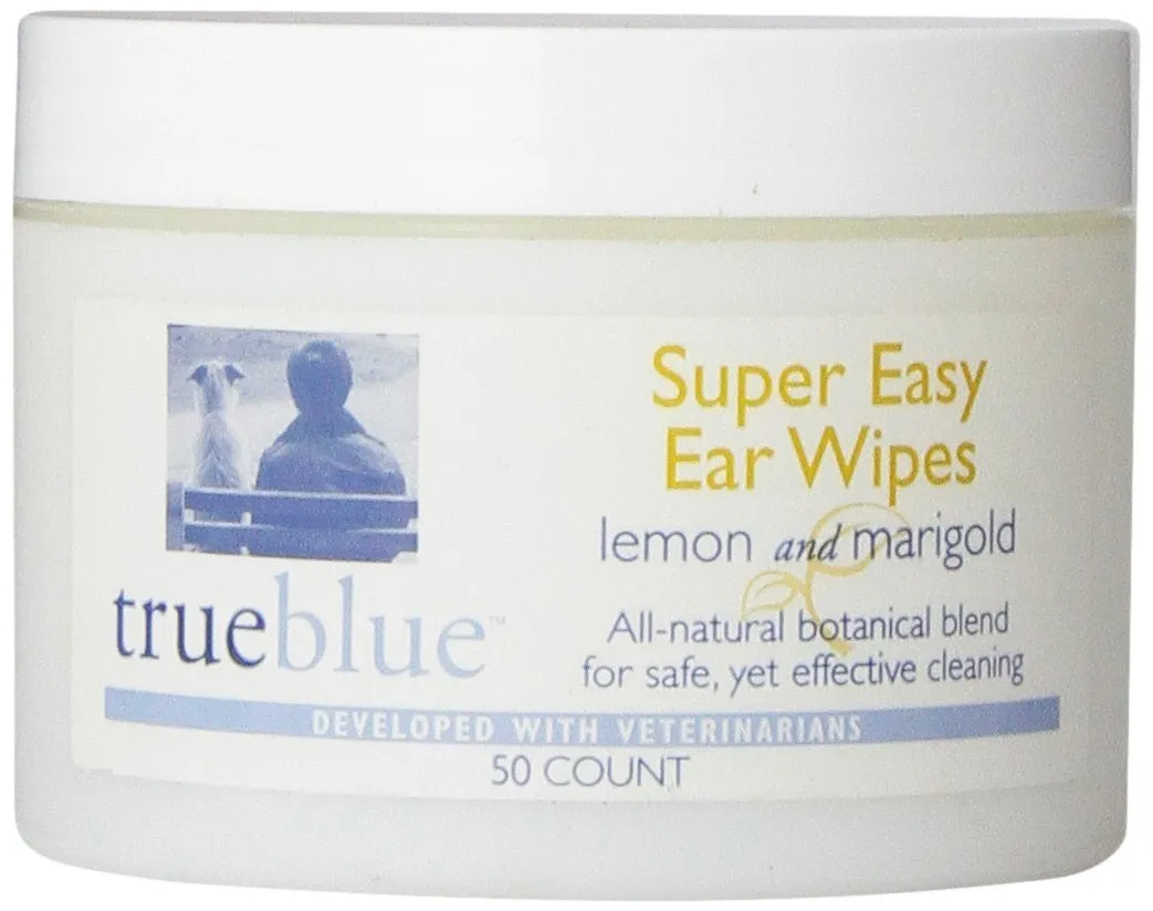 True Blue  Ear Wipes Super Easy (Lemon & Marigold)