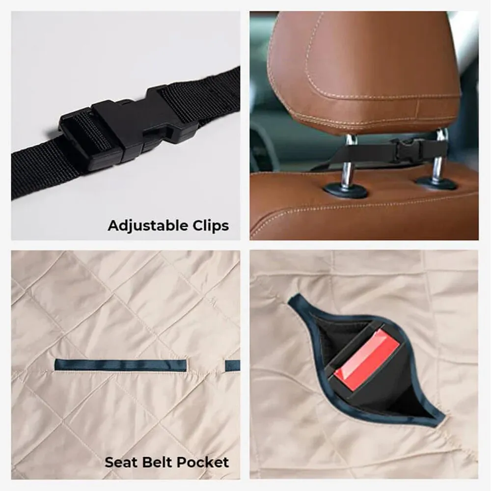 Ultimate Protection: Waterproof Dog Car Seat Cover Pad | Double-Sided Fabric Kennel | Pet Supplies Travel Car Seat Protector | Anti-Scratch Mat