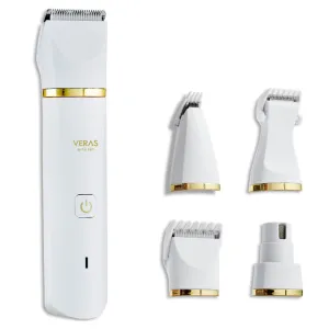 Vera's Waterproof Pet Clipper VP-1004, White   Gold, 1 Set - 🏆 #40 - Pet Supplies - Best of December