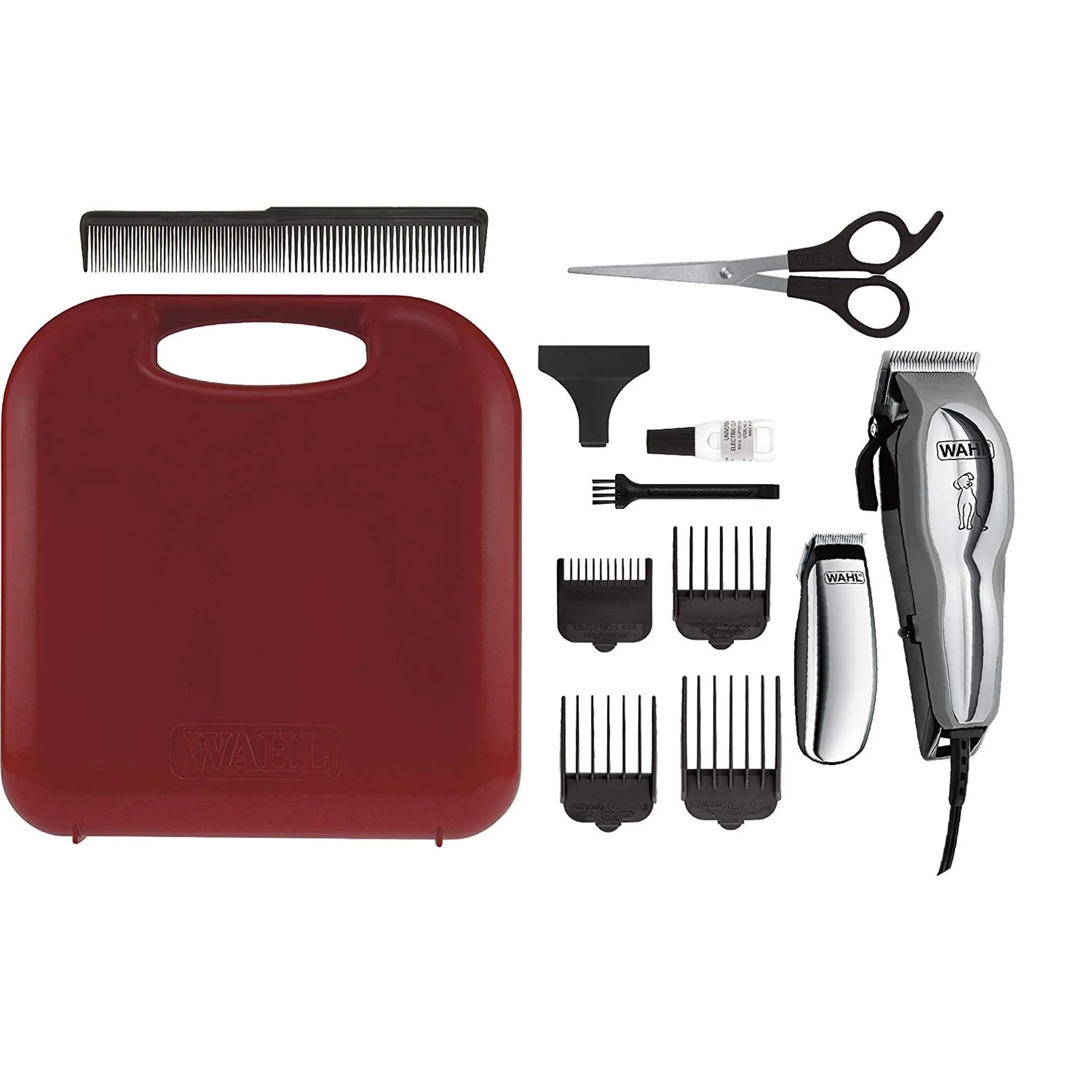 WAHL Chrome Pro Pet Clipper Kit with Trimmer - 58150