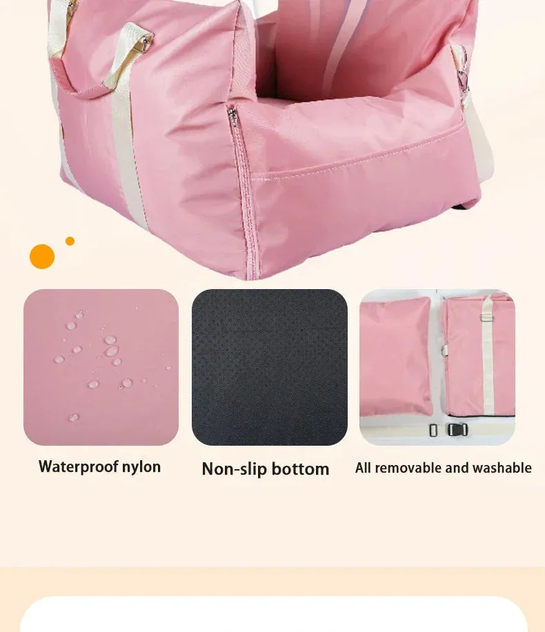 Waterproof Dog Car Seat Cover with Cushion