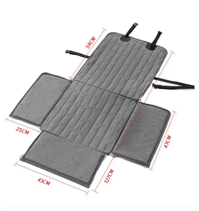 Waterproof Pet Car Seat Cover for Dogs - Durable Oxford Hammock with Foldable Travel Design