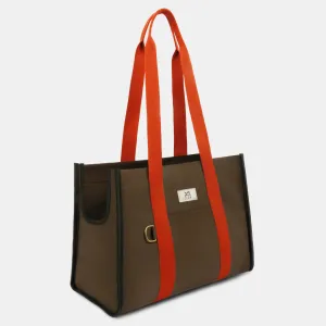 Watney Olive Green Designer Tote Dog Carrier
